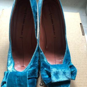 Amazing Velvet Stiletto. Made in Italy. Original retail $395